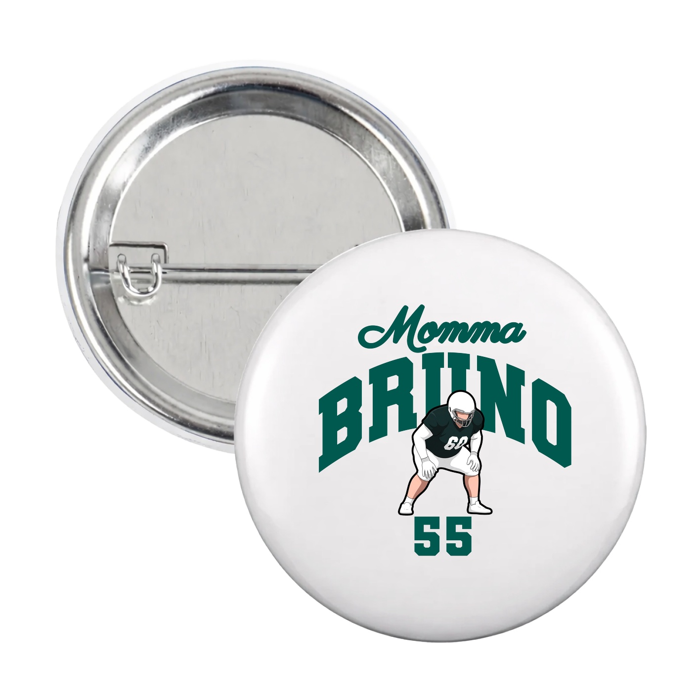 Game Day Button — Mothers Day Arch in White