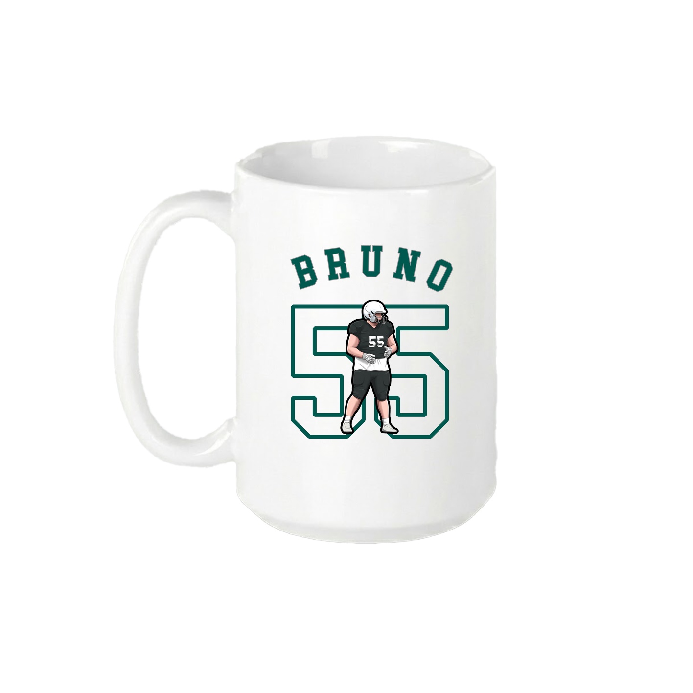 15oz Coffee Mug — Shirsey Arch in White