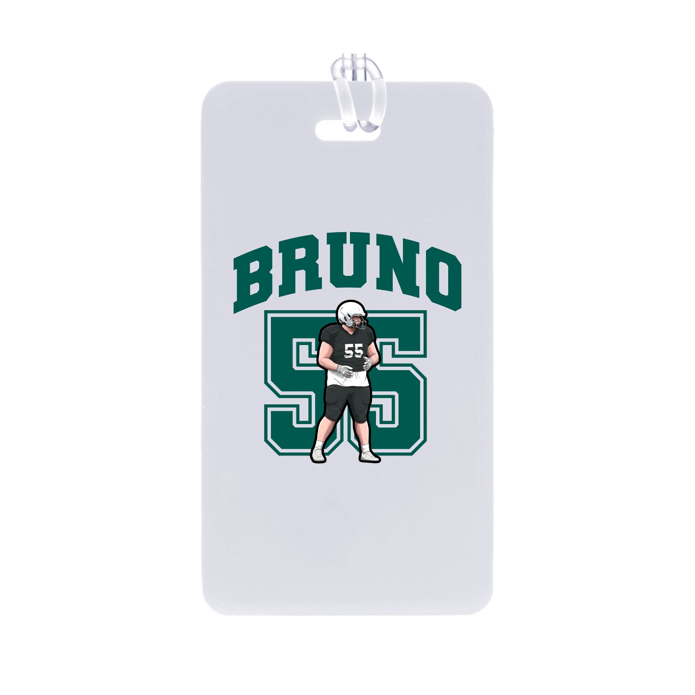 Bag Tag — Number in Classic