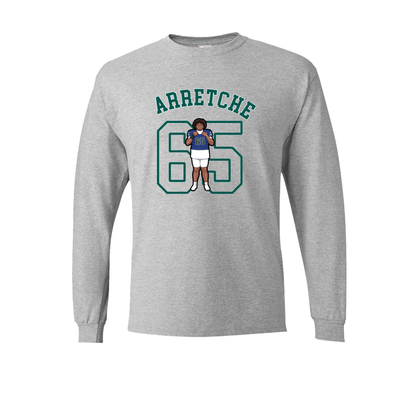 Long Sleeve Tee — Shirsey Arch in Grey