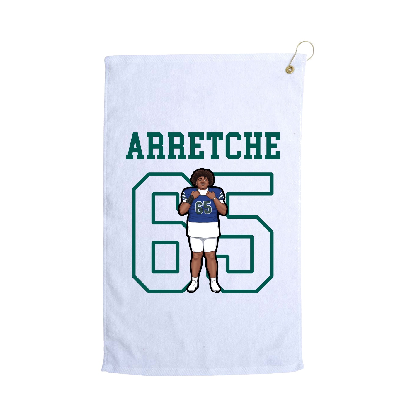 Golf Towel — Shirsey in White