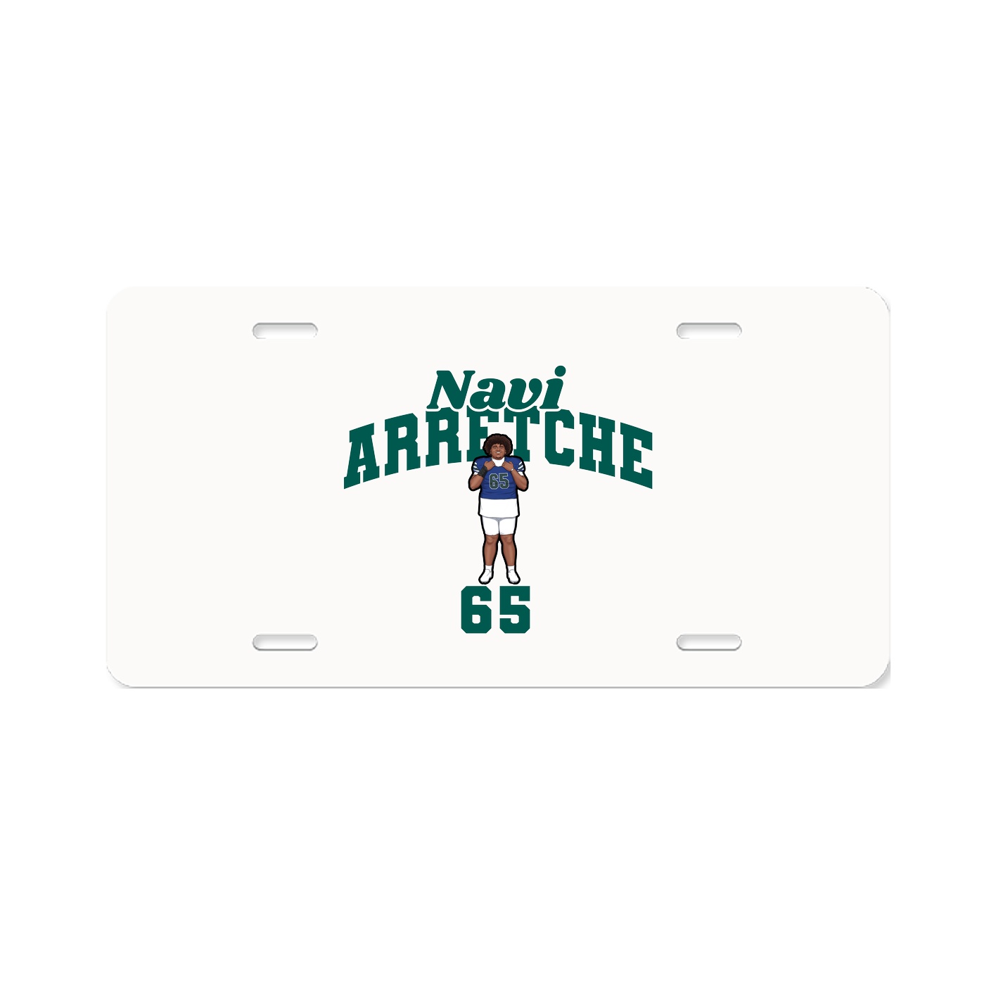 License Plate — Signature Arch in Classic
