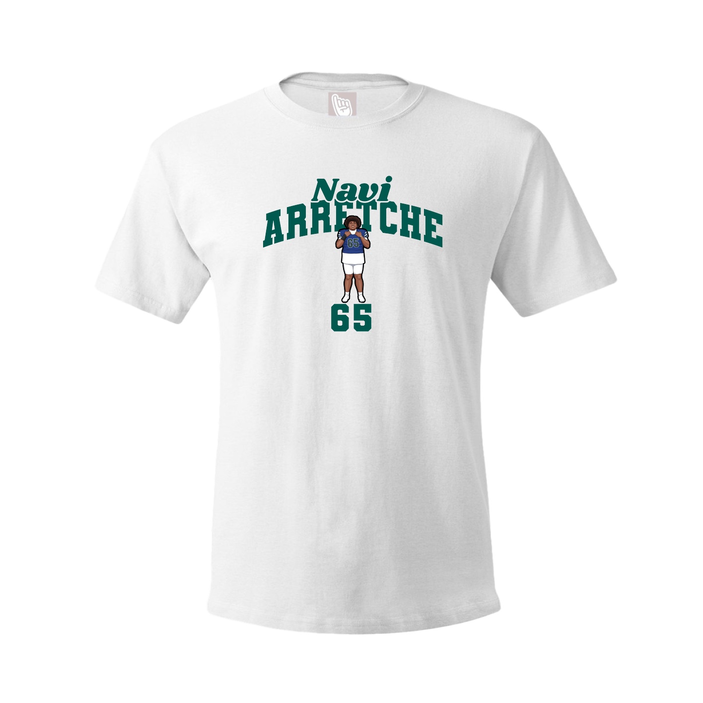 Youth Tee — Signature Arch in White