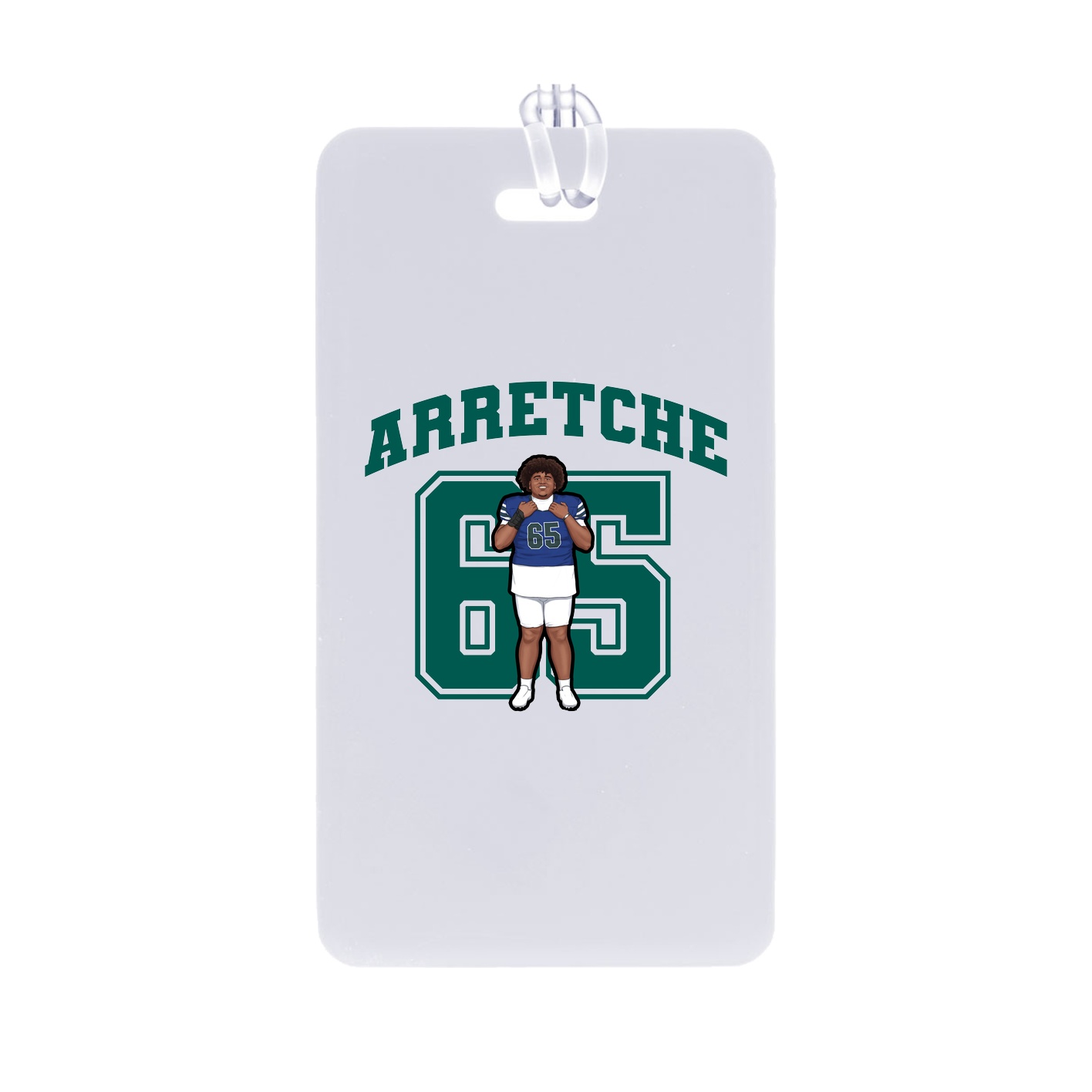 Bag Tag — Number in Classic
