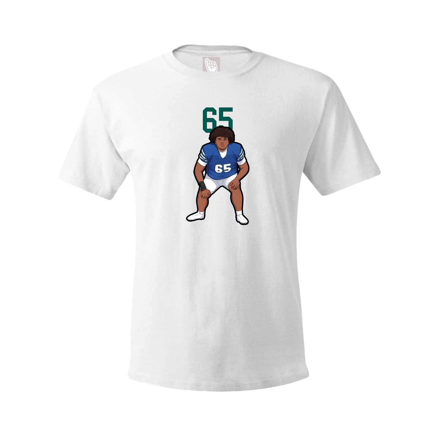 Tee — Number Top in White
