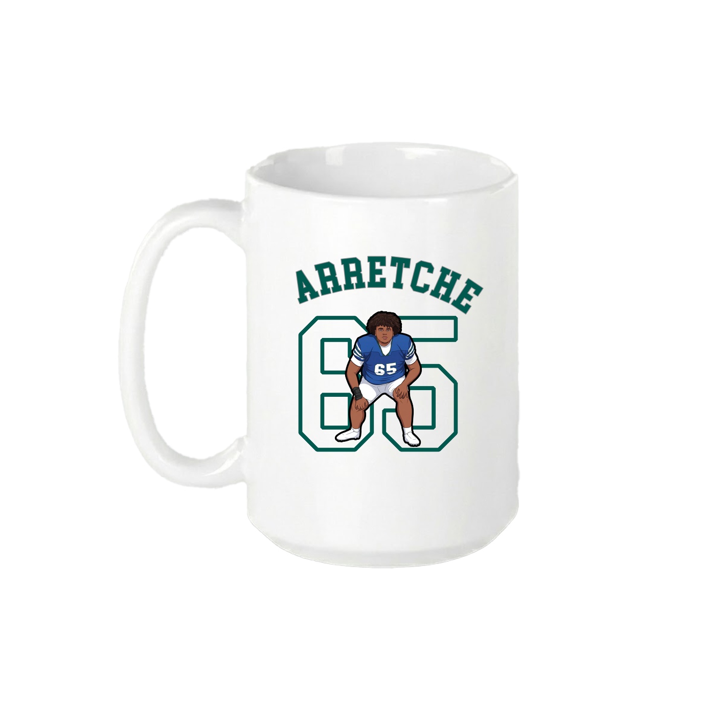 15oz Coffee Mug — Shirsey Arch in White