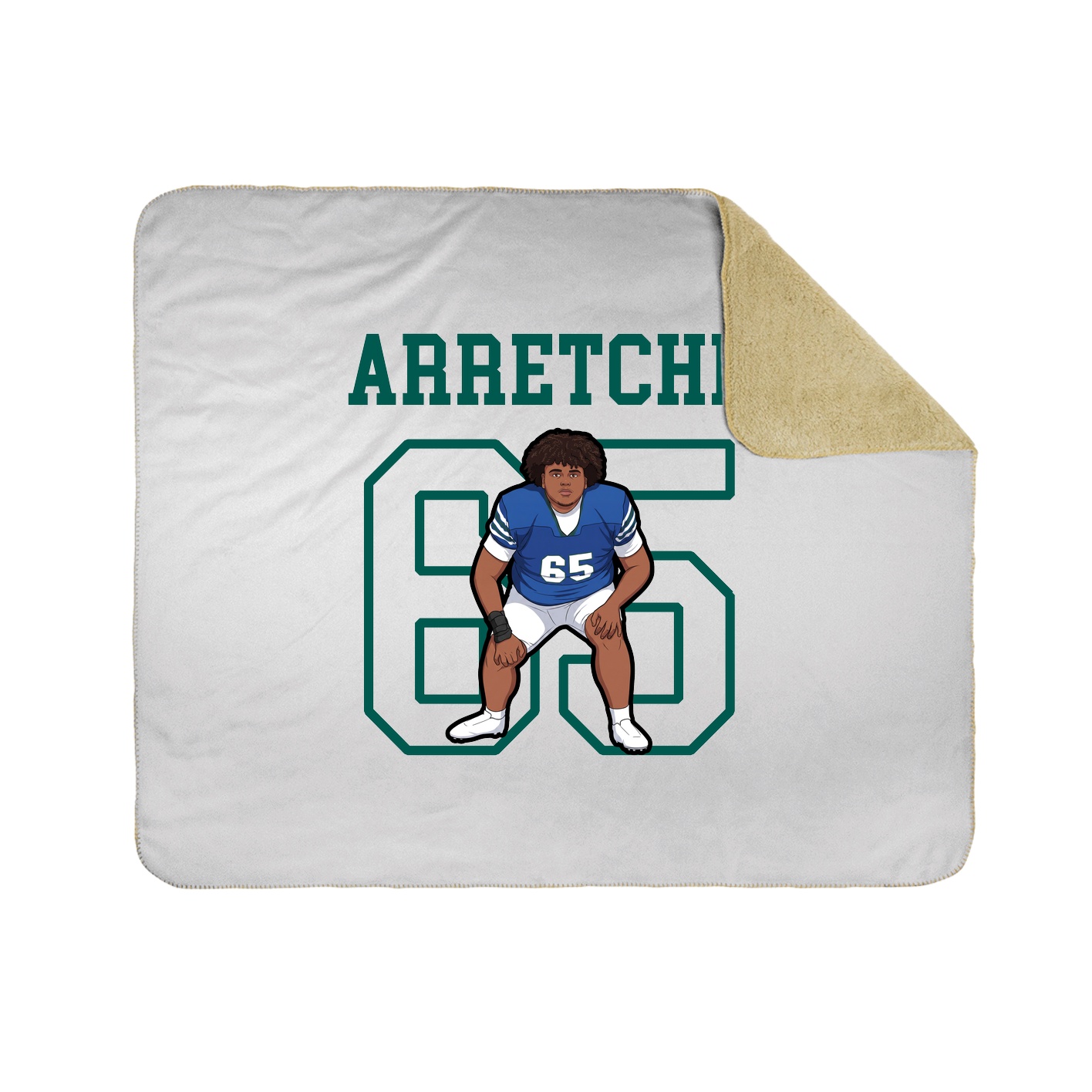 Throw Blanket — Shirsey in White