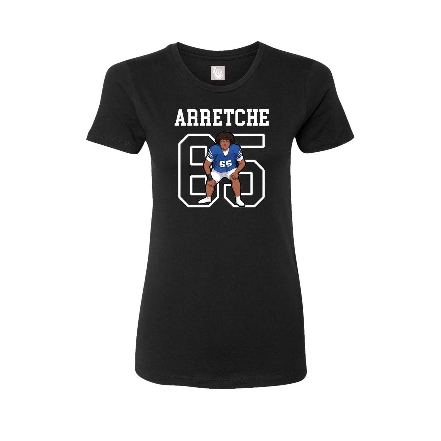 Fitted Women's Tee — Shirsey in Black