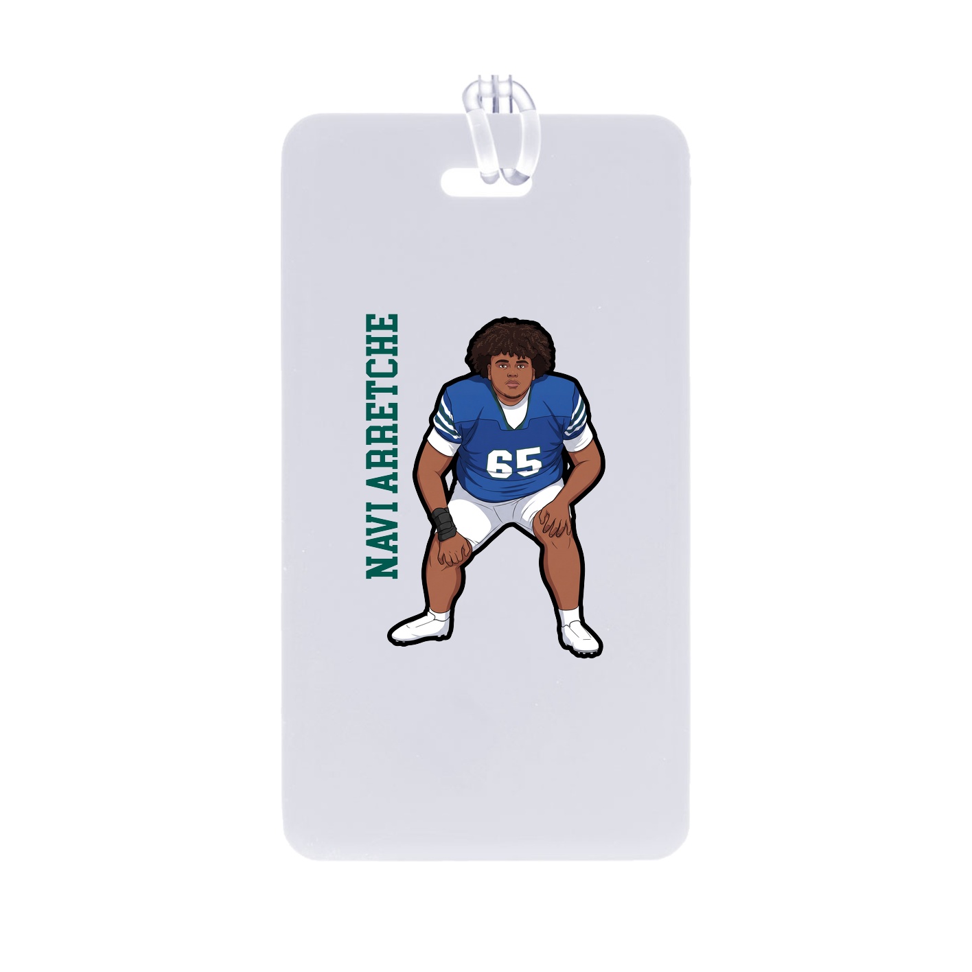 Bag Tag — Name Vertical in Classic