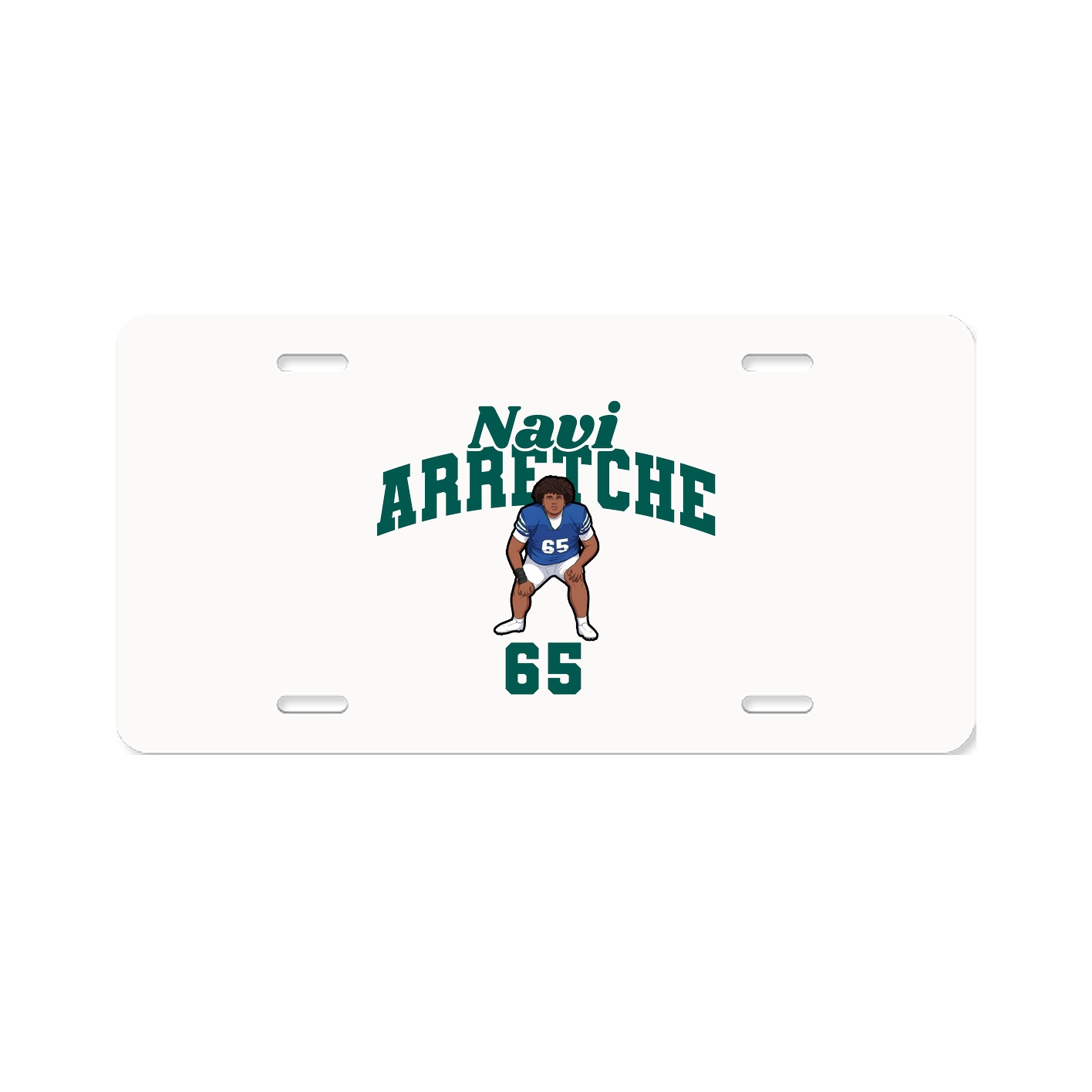 License Plate — Signature Arch in Classic