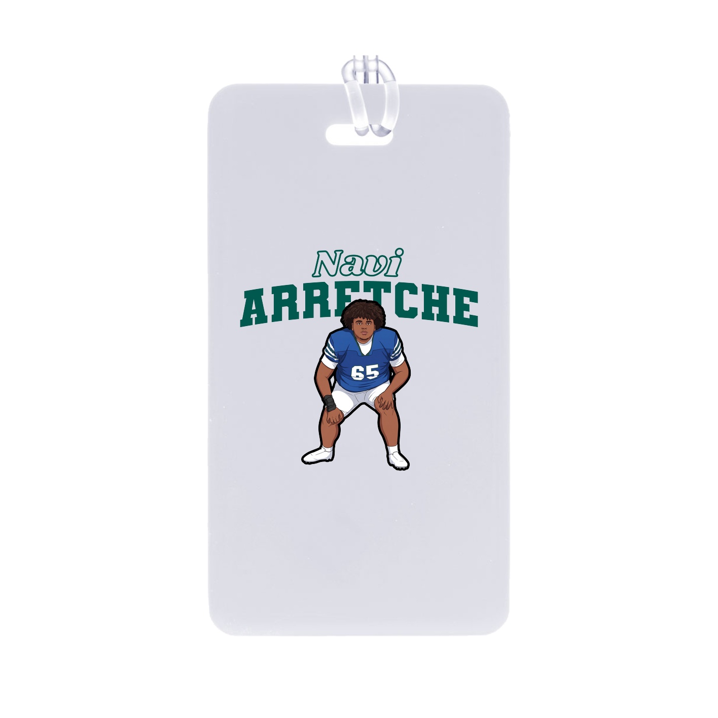 Bag Tag — Name Arch in Classic