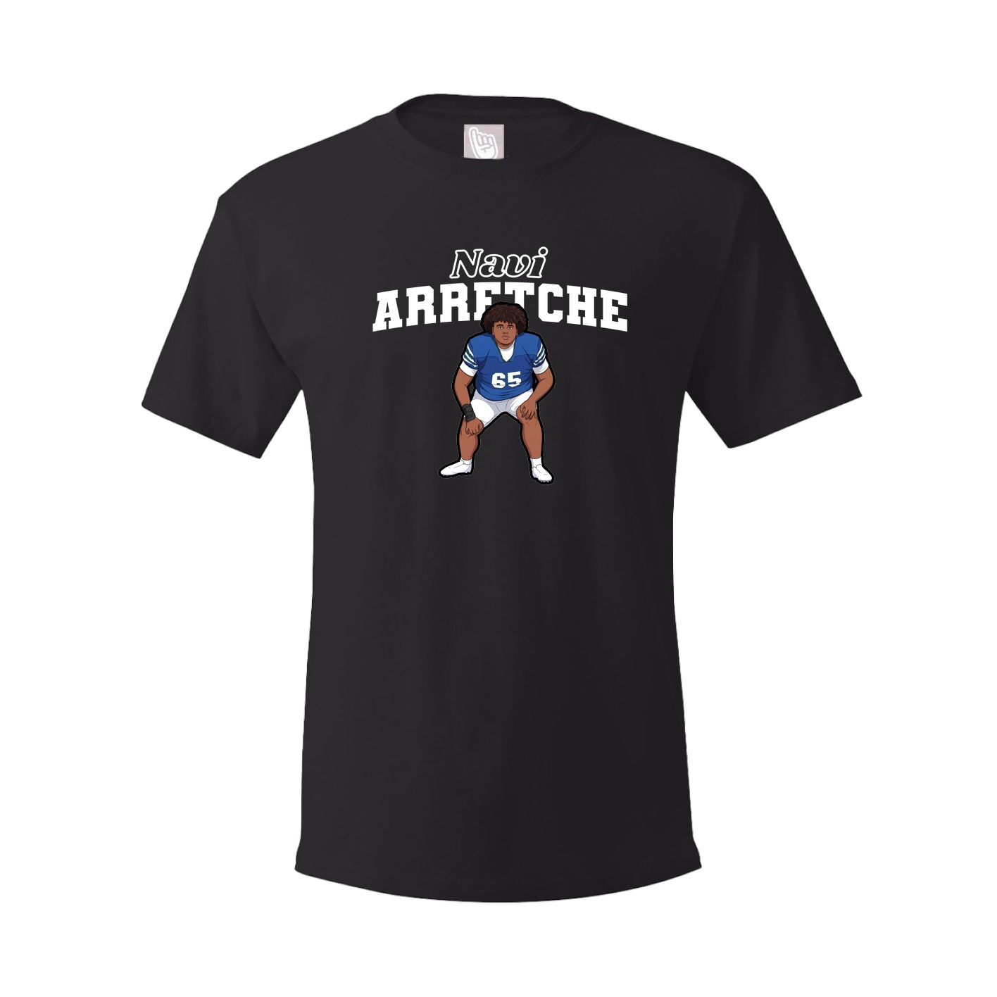 Youth Tee — Name Arch in Black
