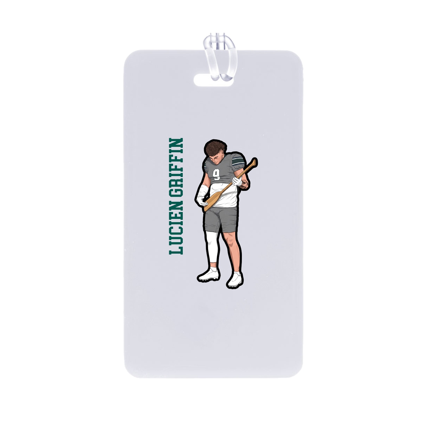 Bag Tag — Name Vertical in Classic