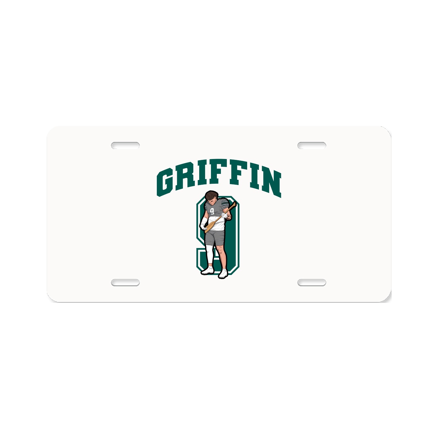 License Plate — Number in Classic