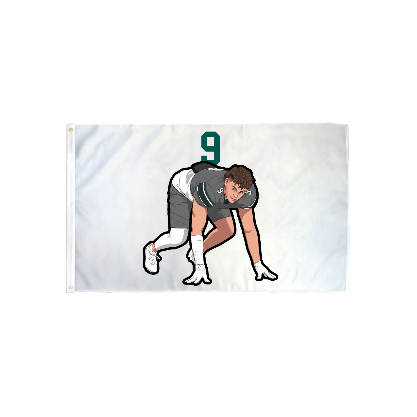 3x5 Flag — Number Top in Classic