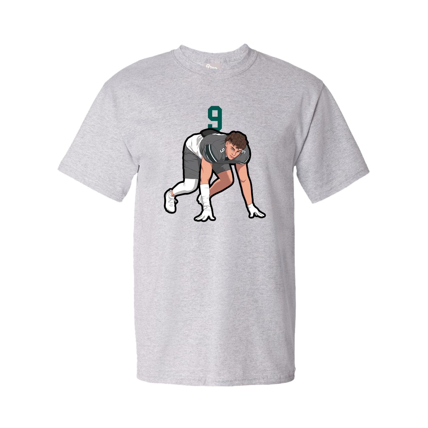 Tee — Number Top in Grey