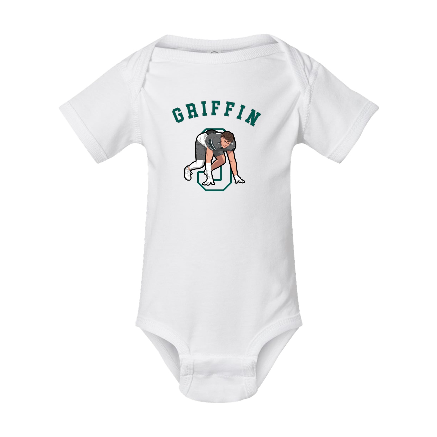 Baby Onesie — Shirsey Arch in White