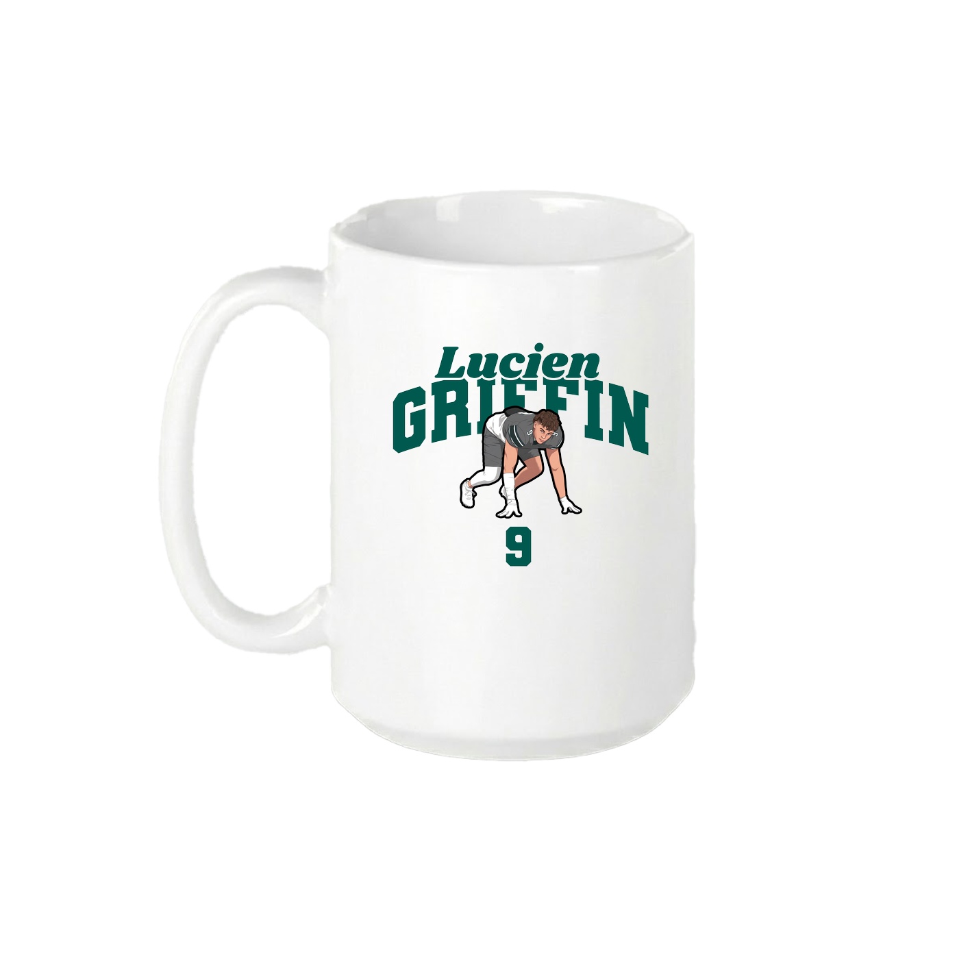 15oz Coffee Mug — Signature Arch in White