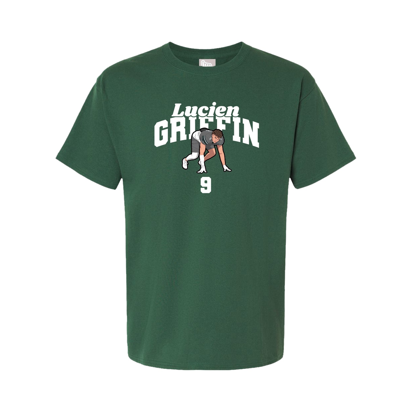Youth Tee — Signature Arch in Green