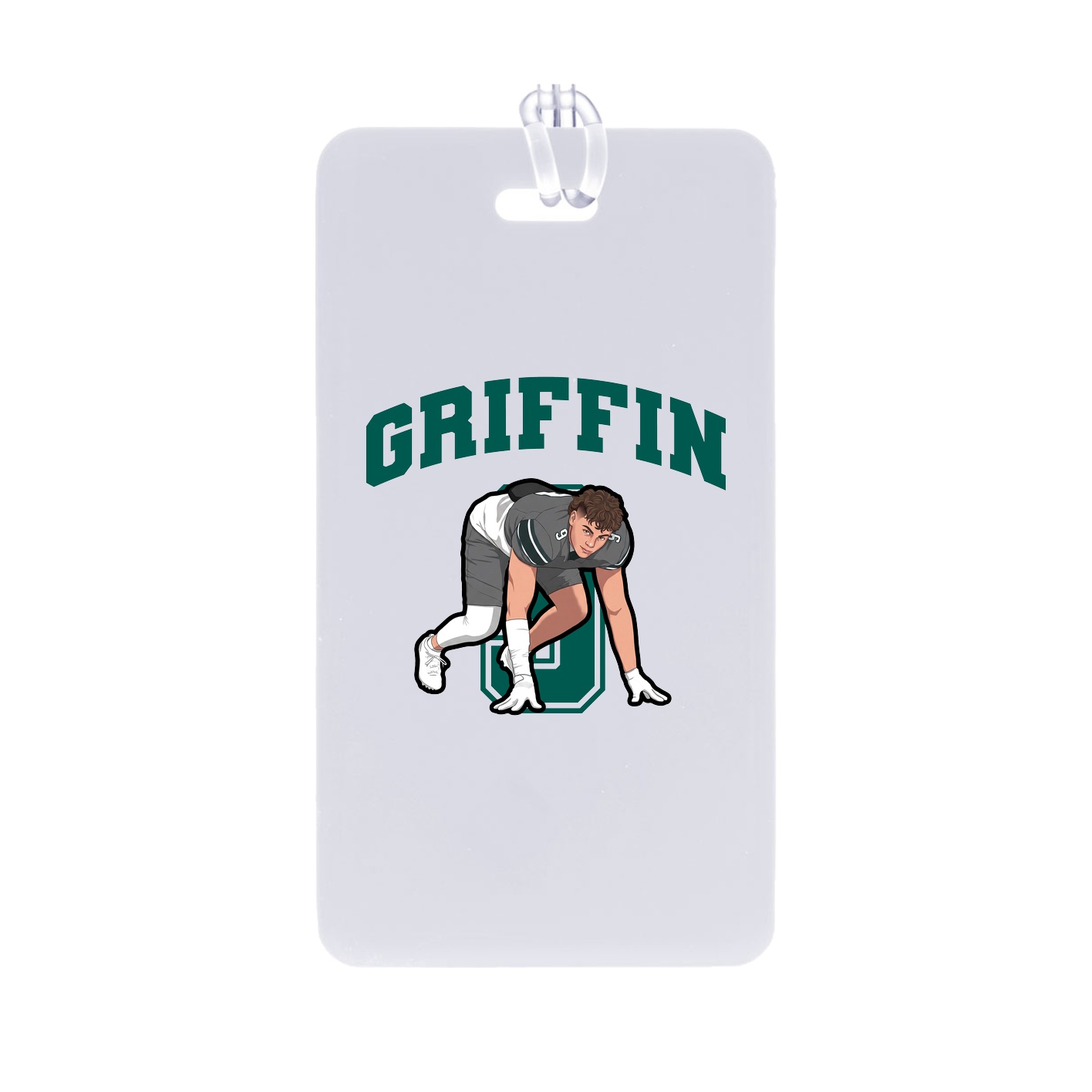 Bag Tag — Number in Classic