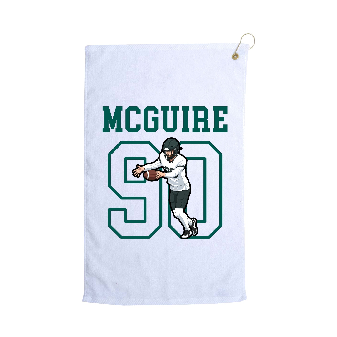 Golf Towel — Shirsey in White