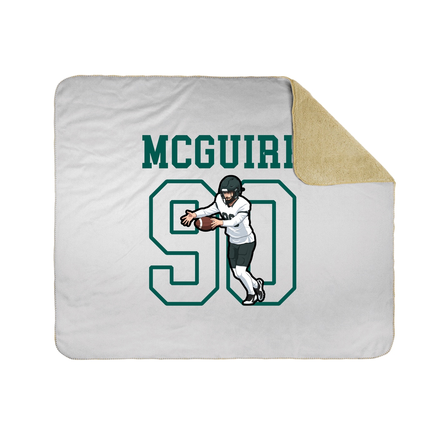 Throw Blanket — Shirsey in White