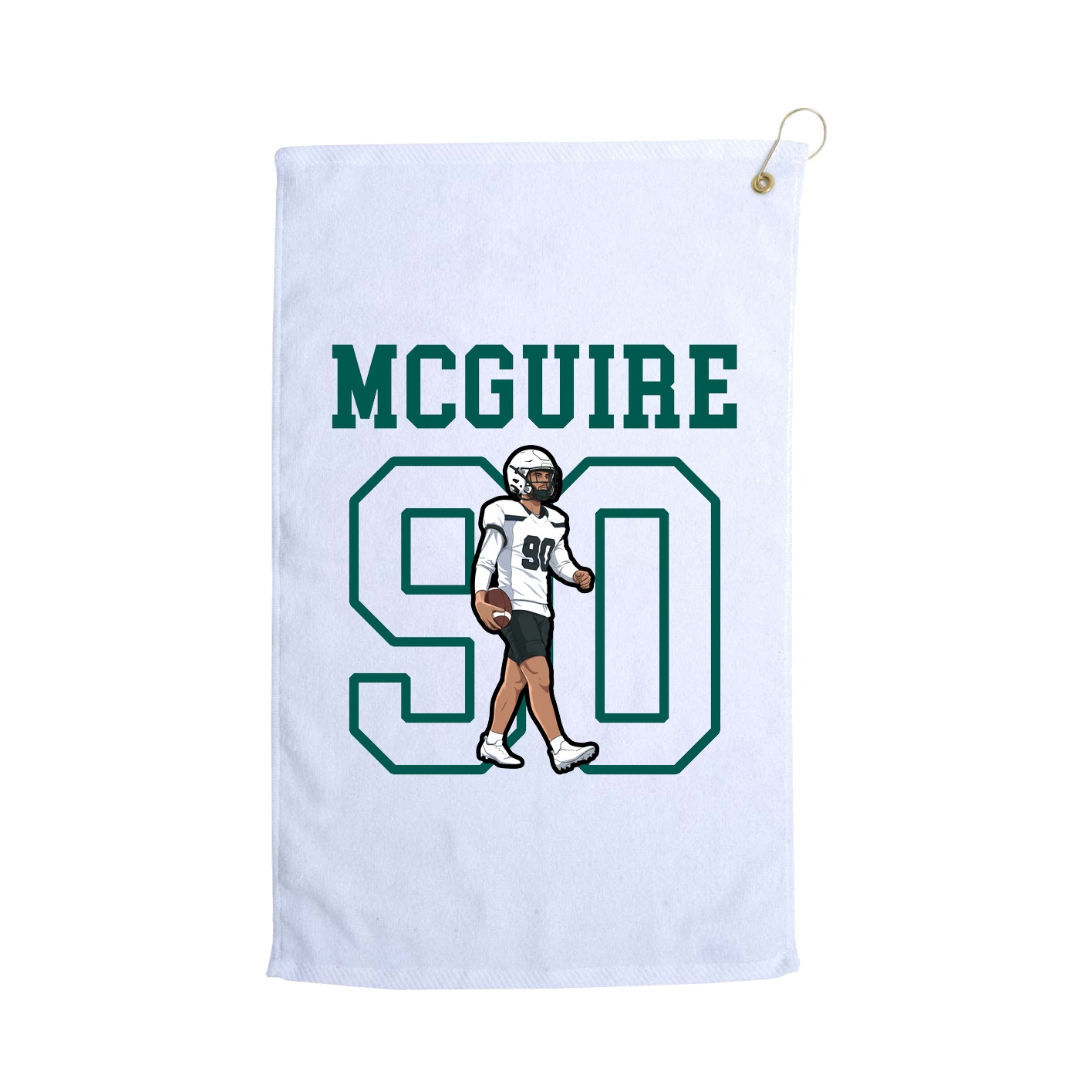 Golf Towel — Shirsey in White