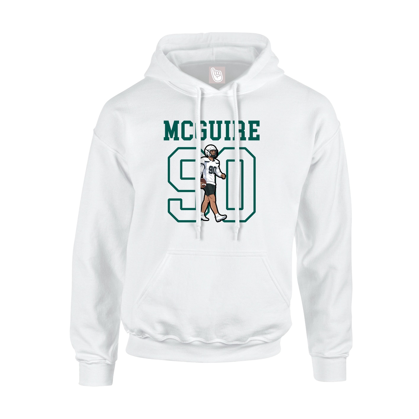 Youth Hoodie — Shirsey in White