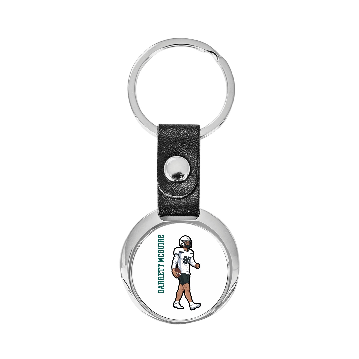 Key Chain — Name Vertical in Classic
