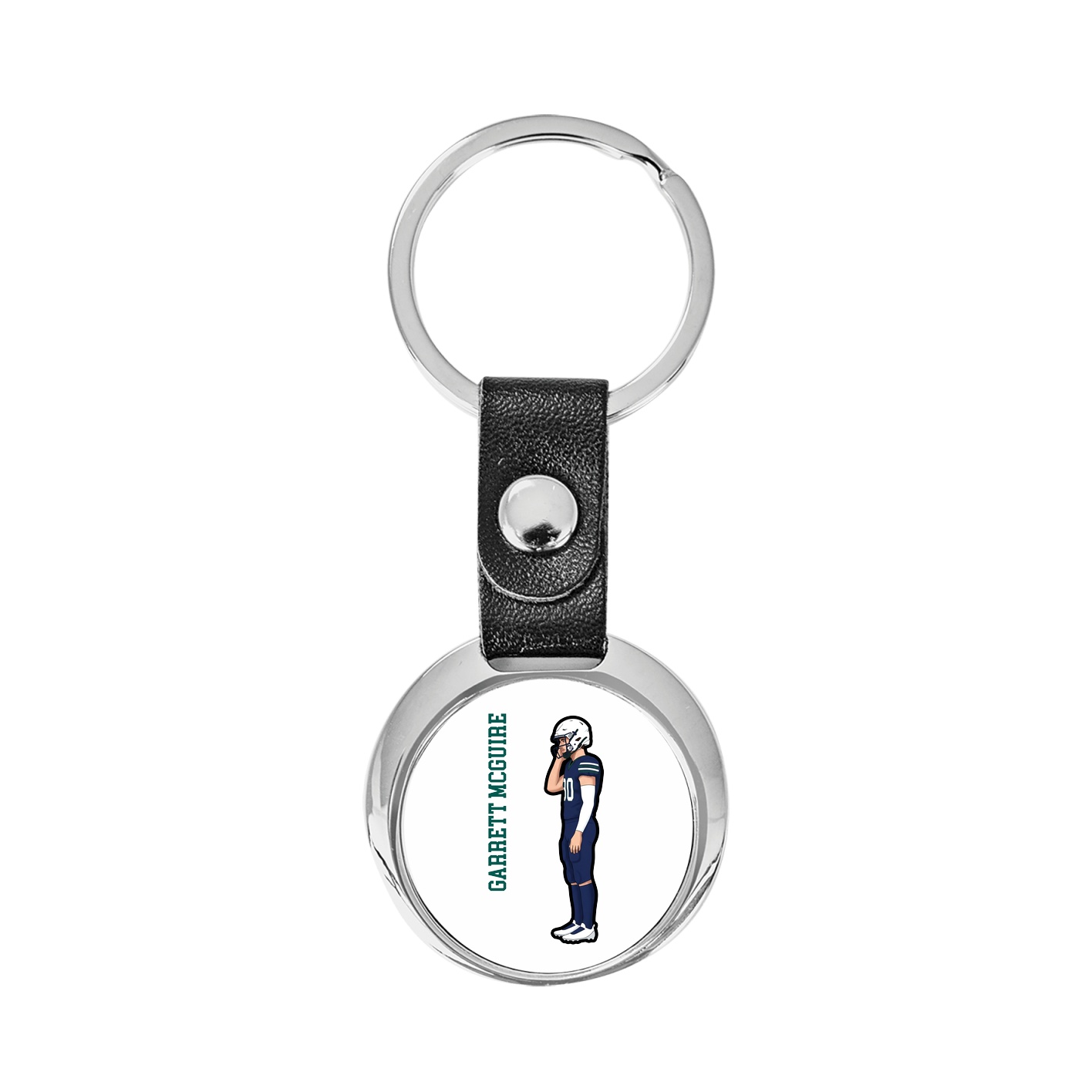 Key Chain — Name Vertical in Classic