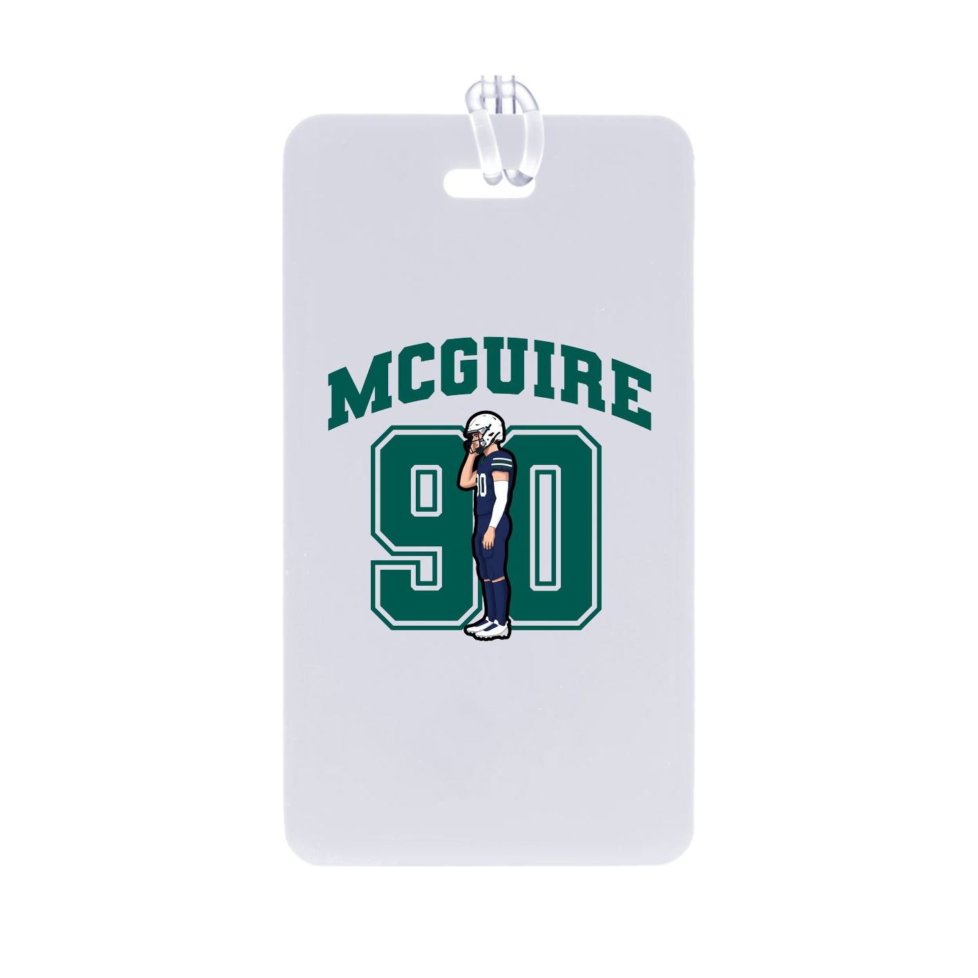 Bag Tag — Number in Classic