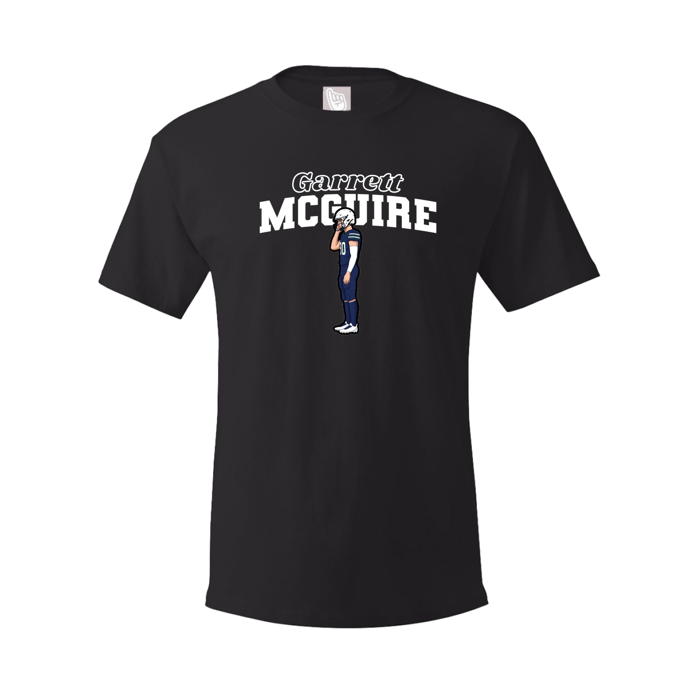 Youth Tee — Name Arch in Black
