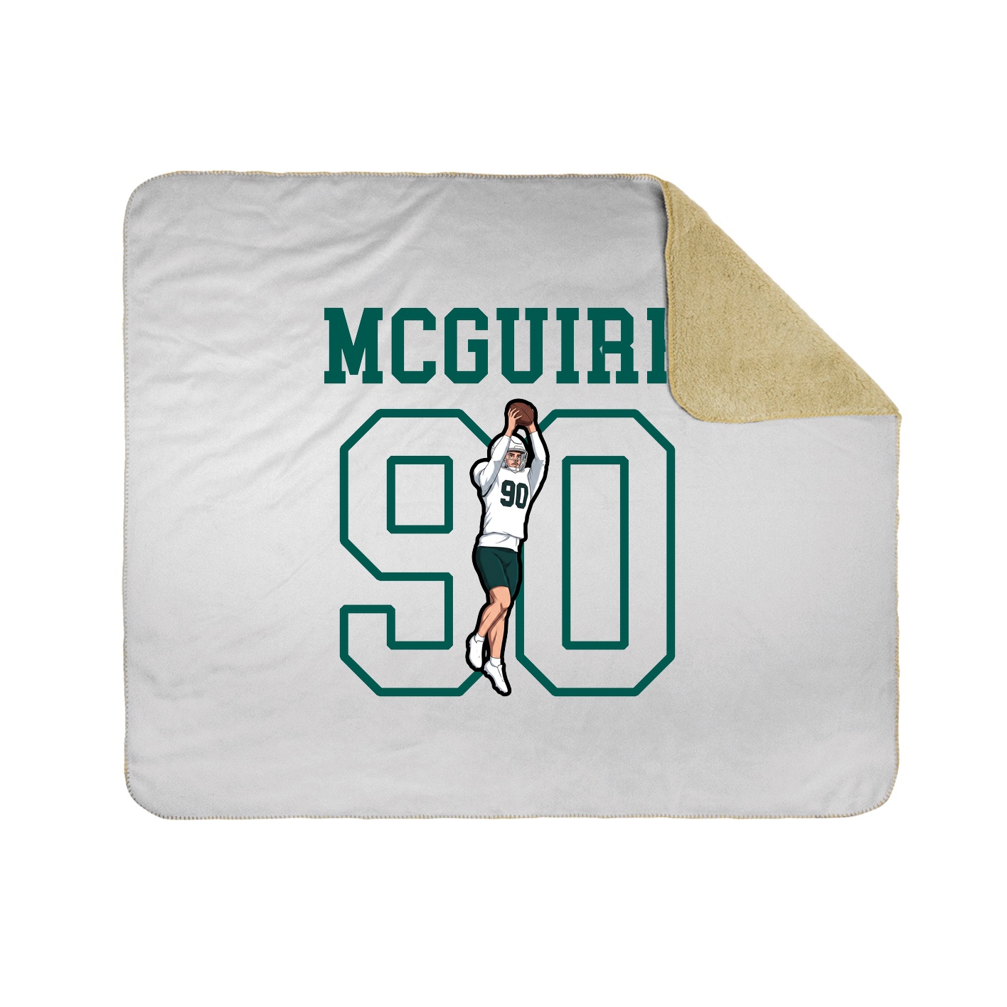 Throw Blanket — Shirsey in White