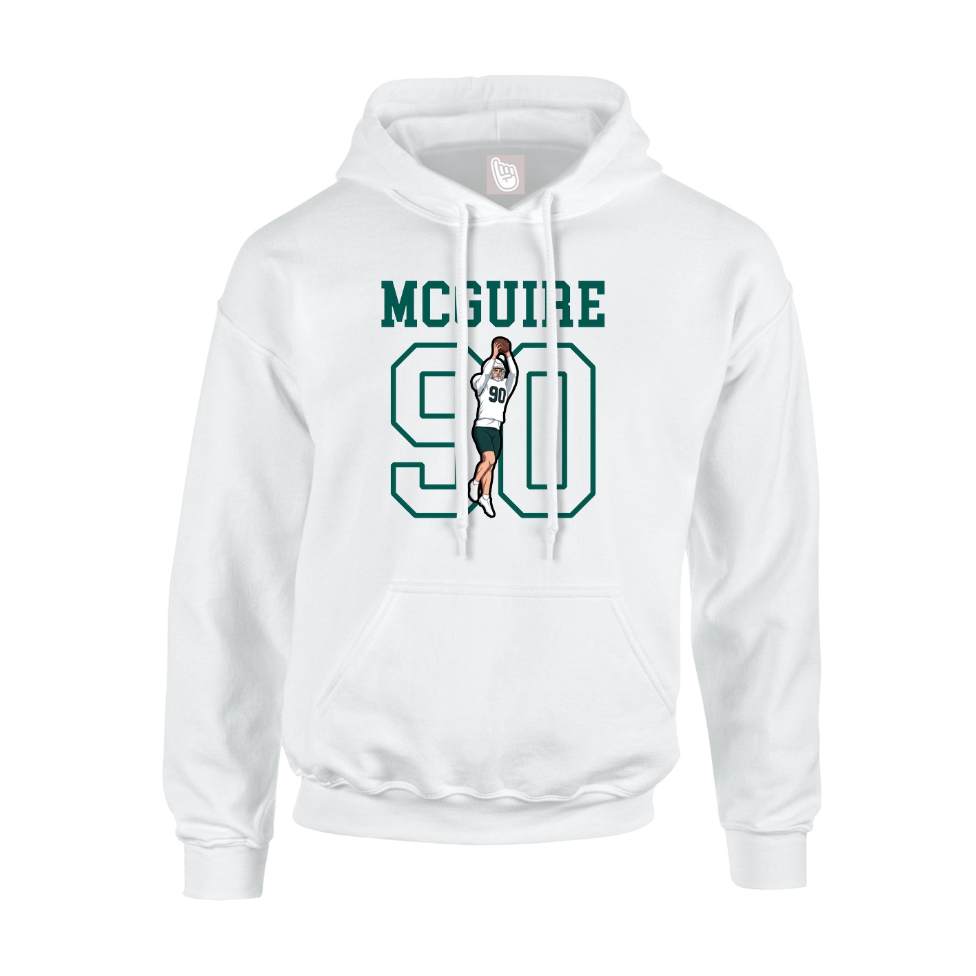 Youth Hoodie — Shirsey in White