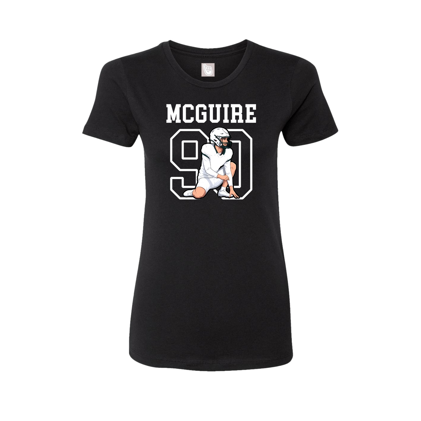 Fitted Women's Tee — Shirsey in Black
