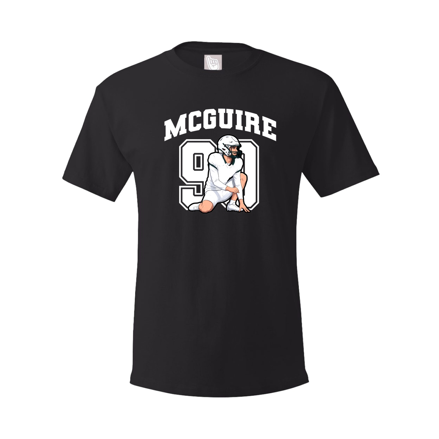 Youth Tee — Number in Black