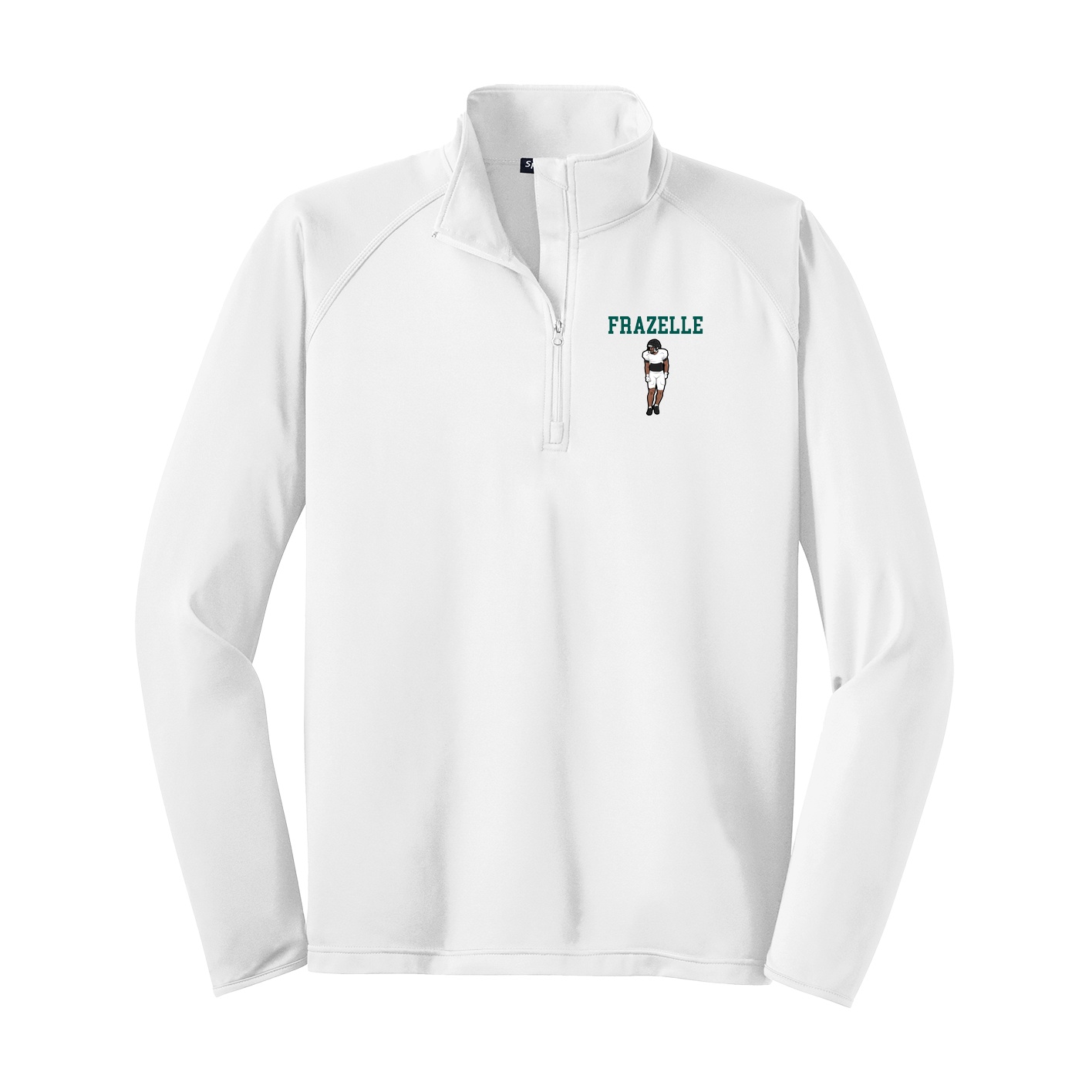 Q-Zip Pullover — Shirsey in White