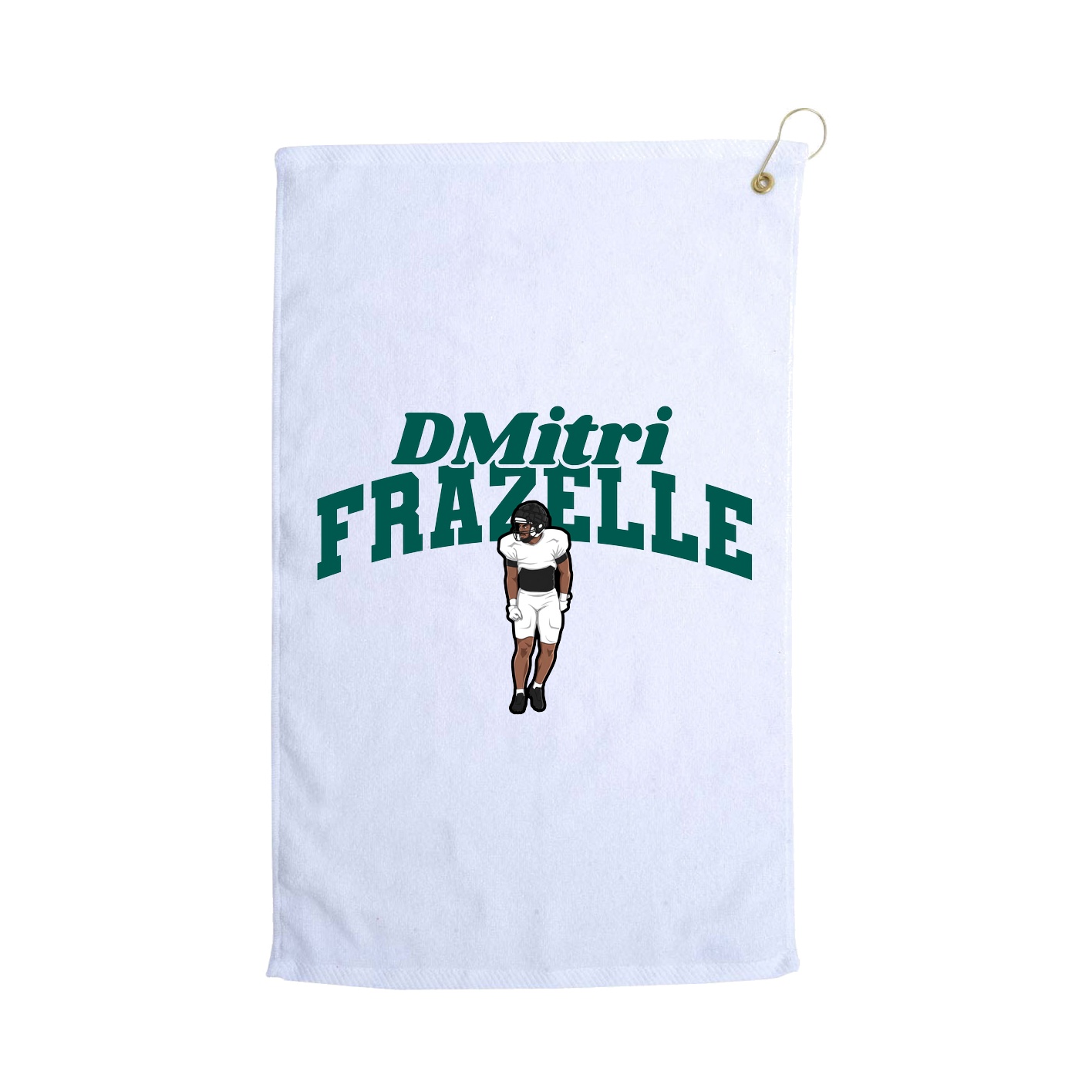 Golf Towel — Signature Arch in White
