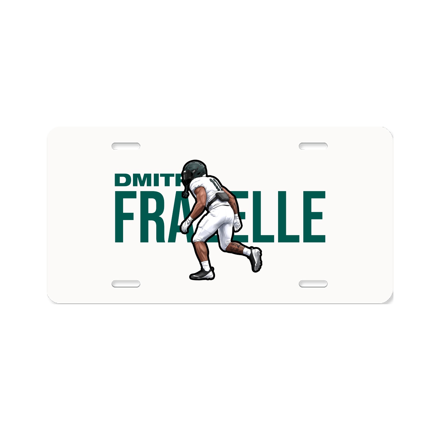 License Plate — Player Name in Classic