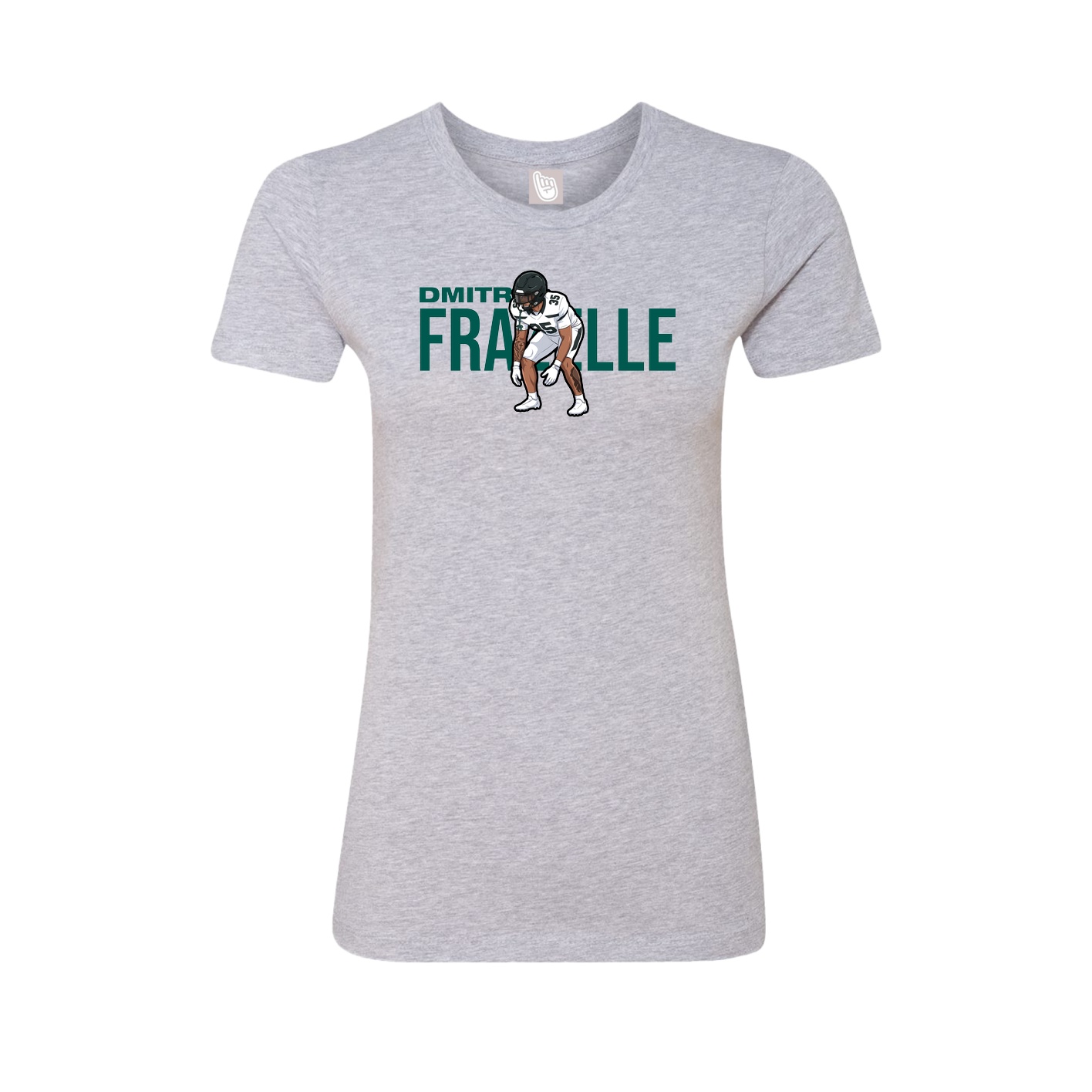 Womens Tee — Player Name in Grey
