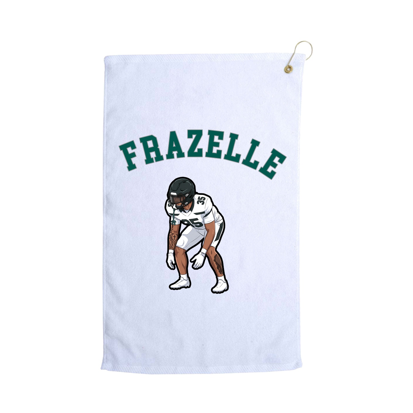 Golf Towel — Shirsey Arch in White