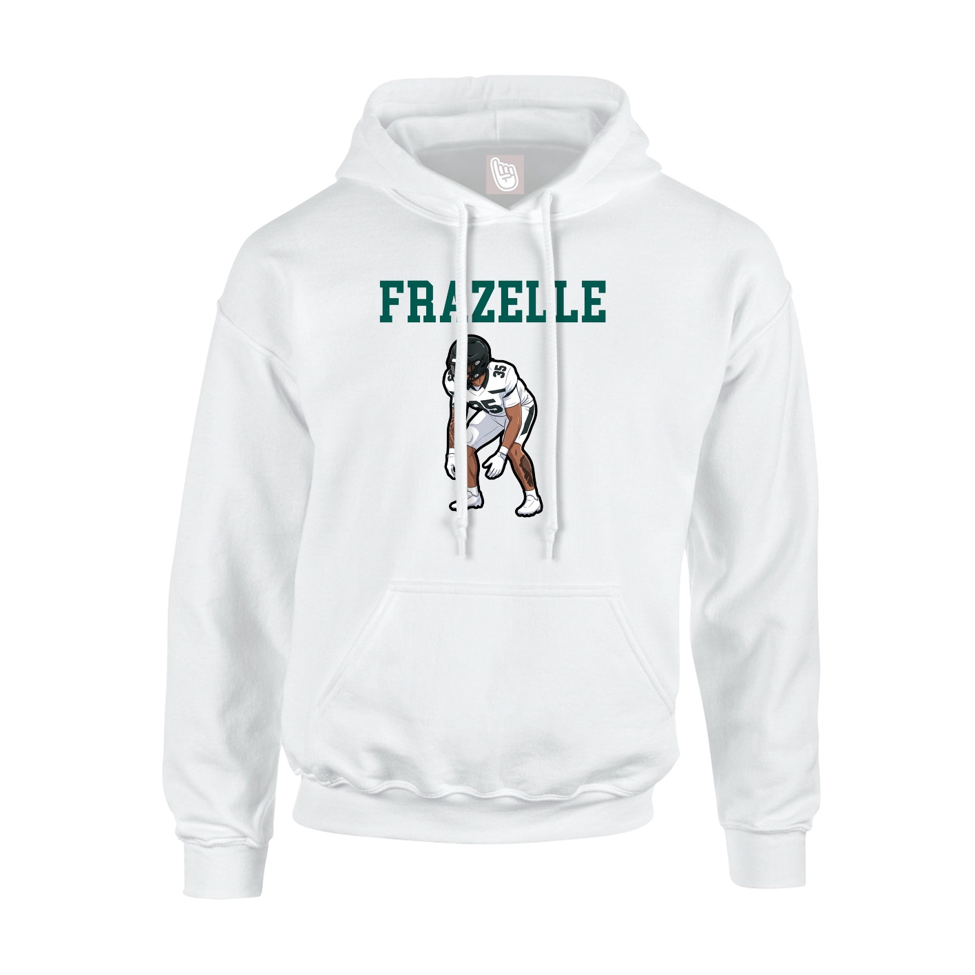 Hoodie — Shirsey in White