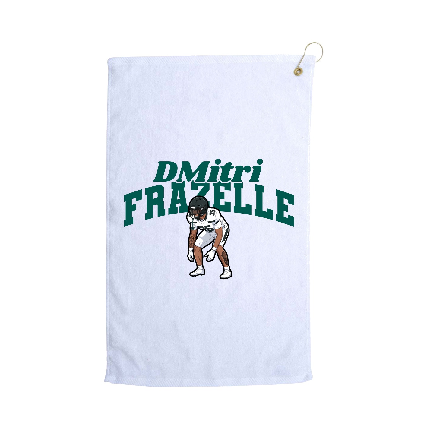 Golf Towel — Signature Arch in White