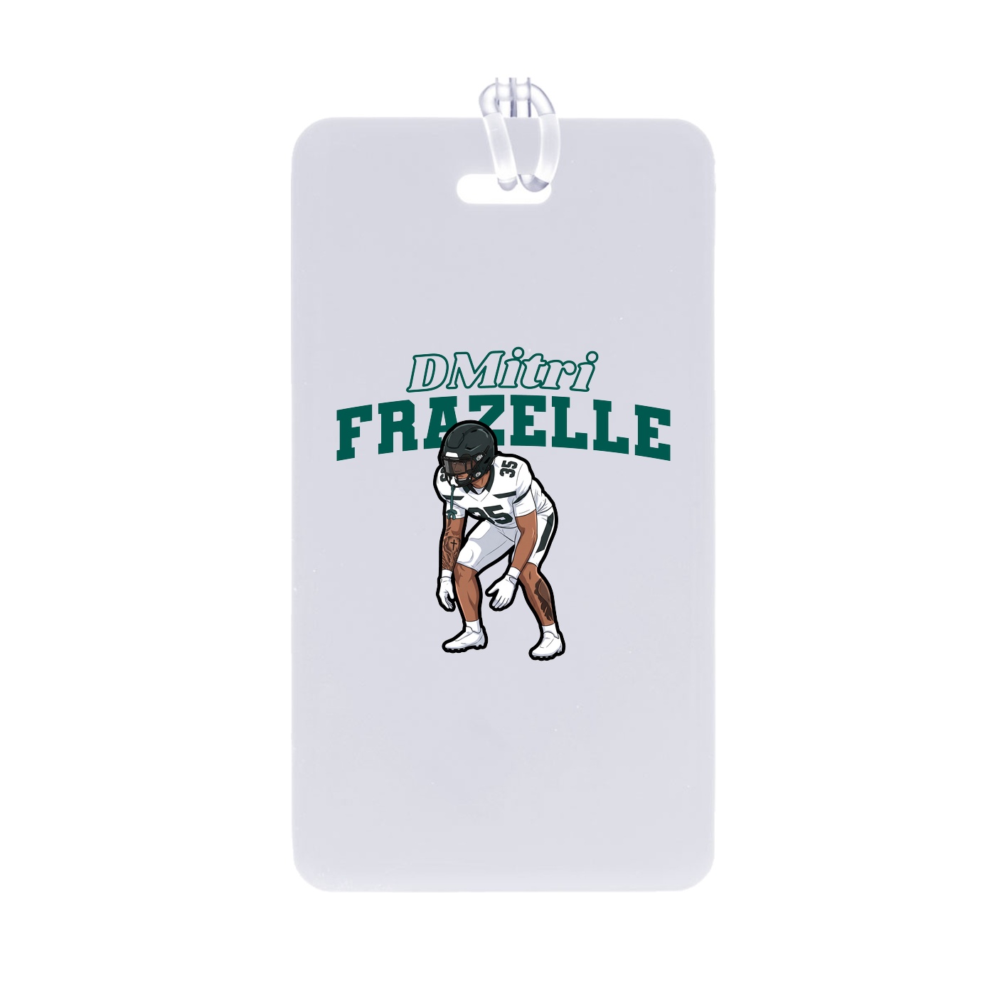Bag Tag — Name Arch in Classic