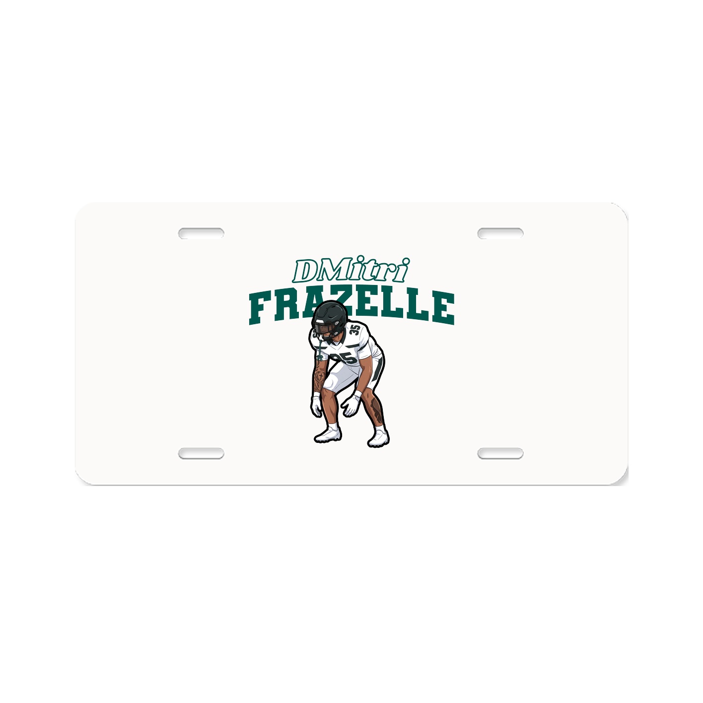 License Plate — Name Arch in Classic