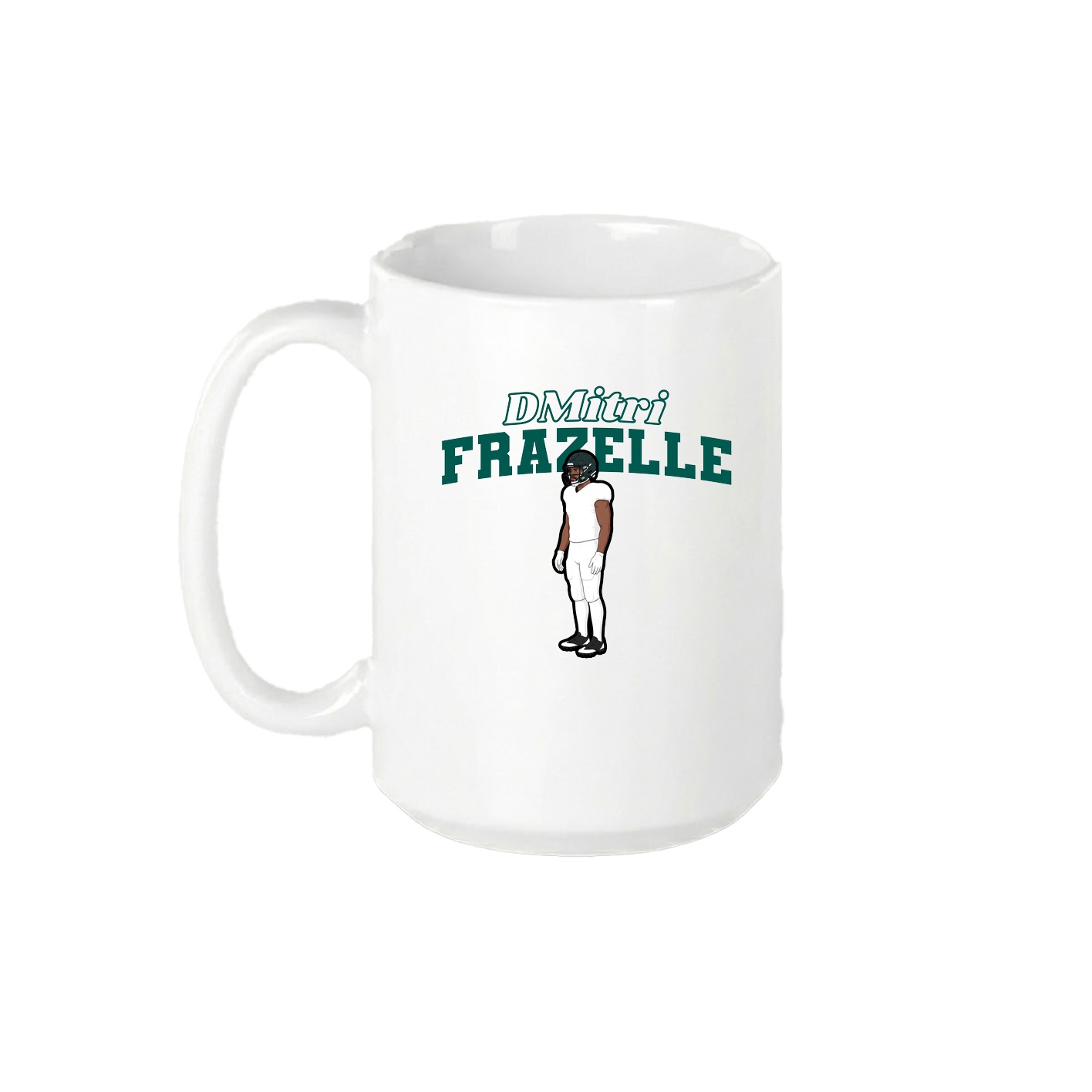 15oz Coffee Mug — Name Arch in White