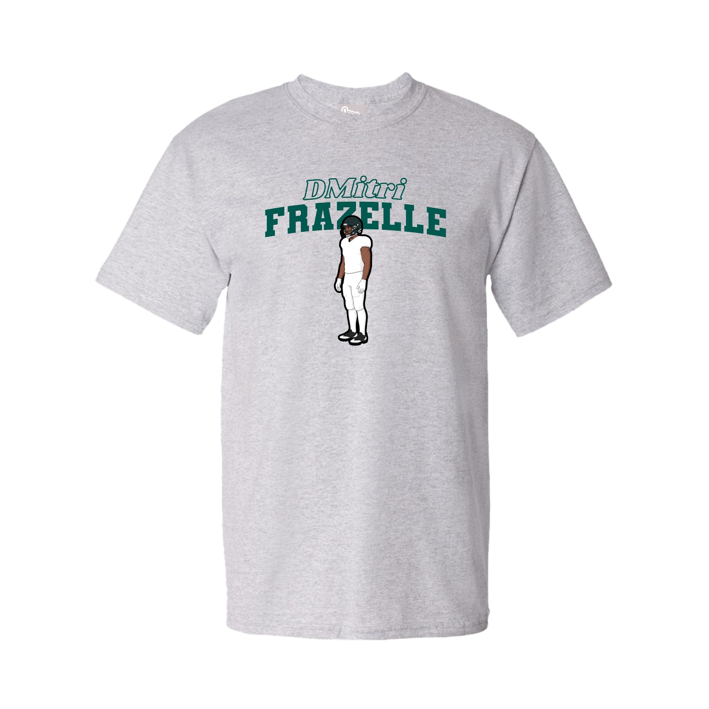 Youth Tee — Name Arch in Grey