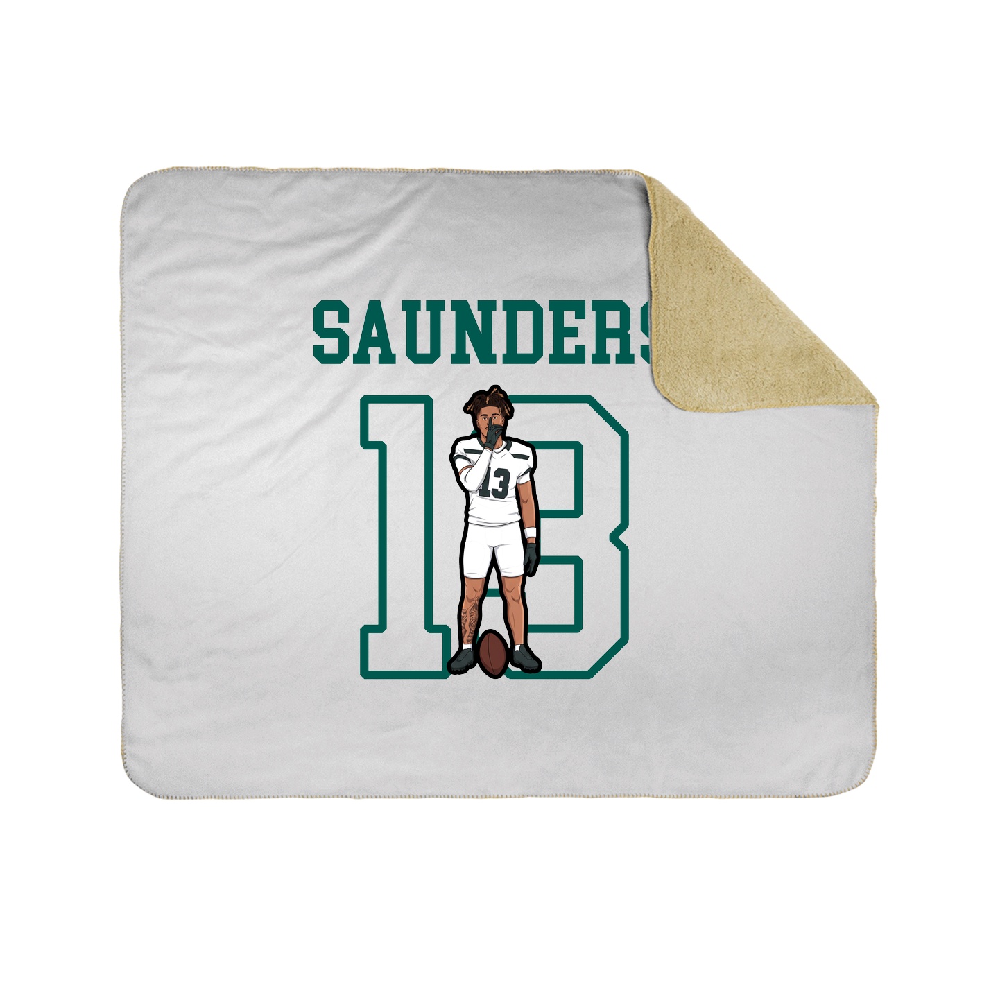 Throw Blanket — Shirsey in White