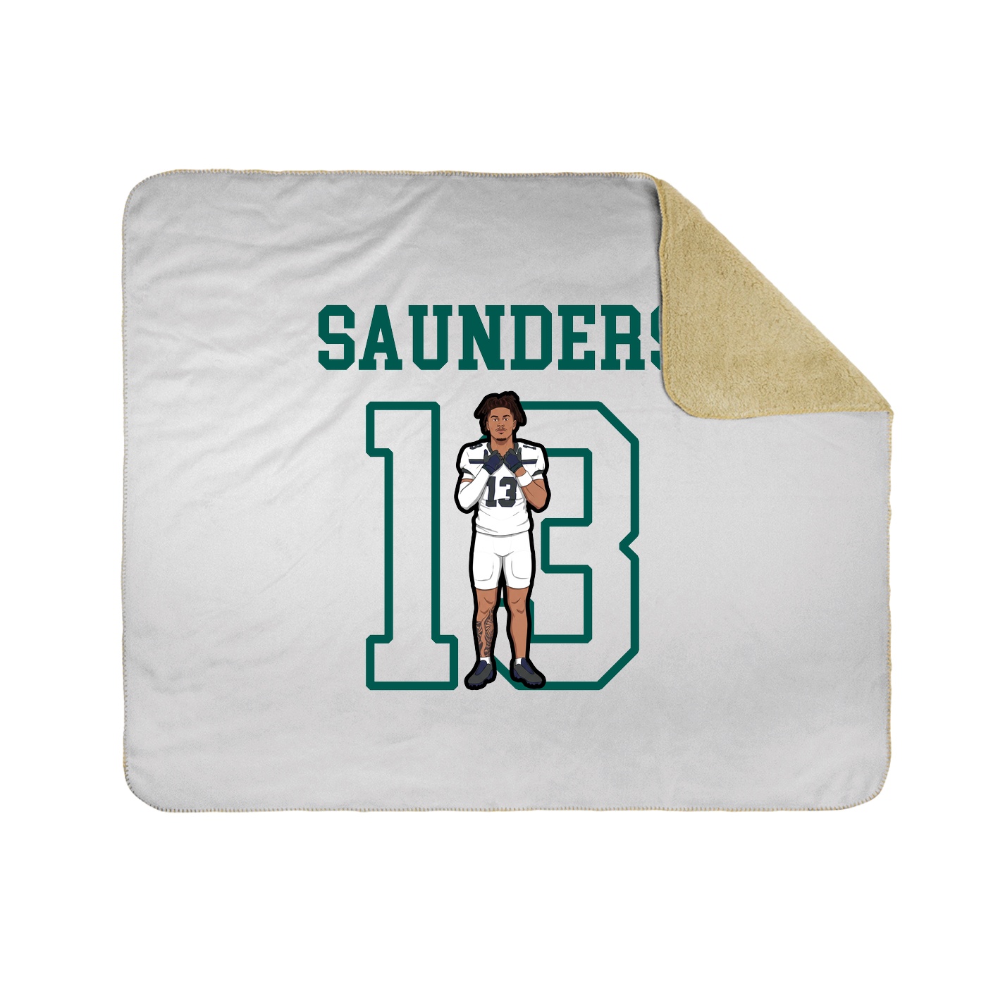 Throw Blanket — Shirsey in White