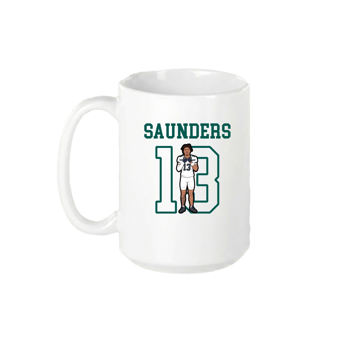 15oz Coffee Mug — Shirsey in White
